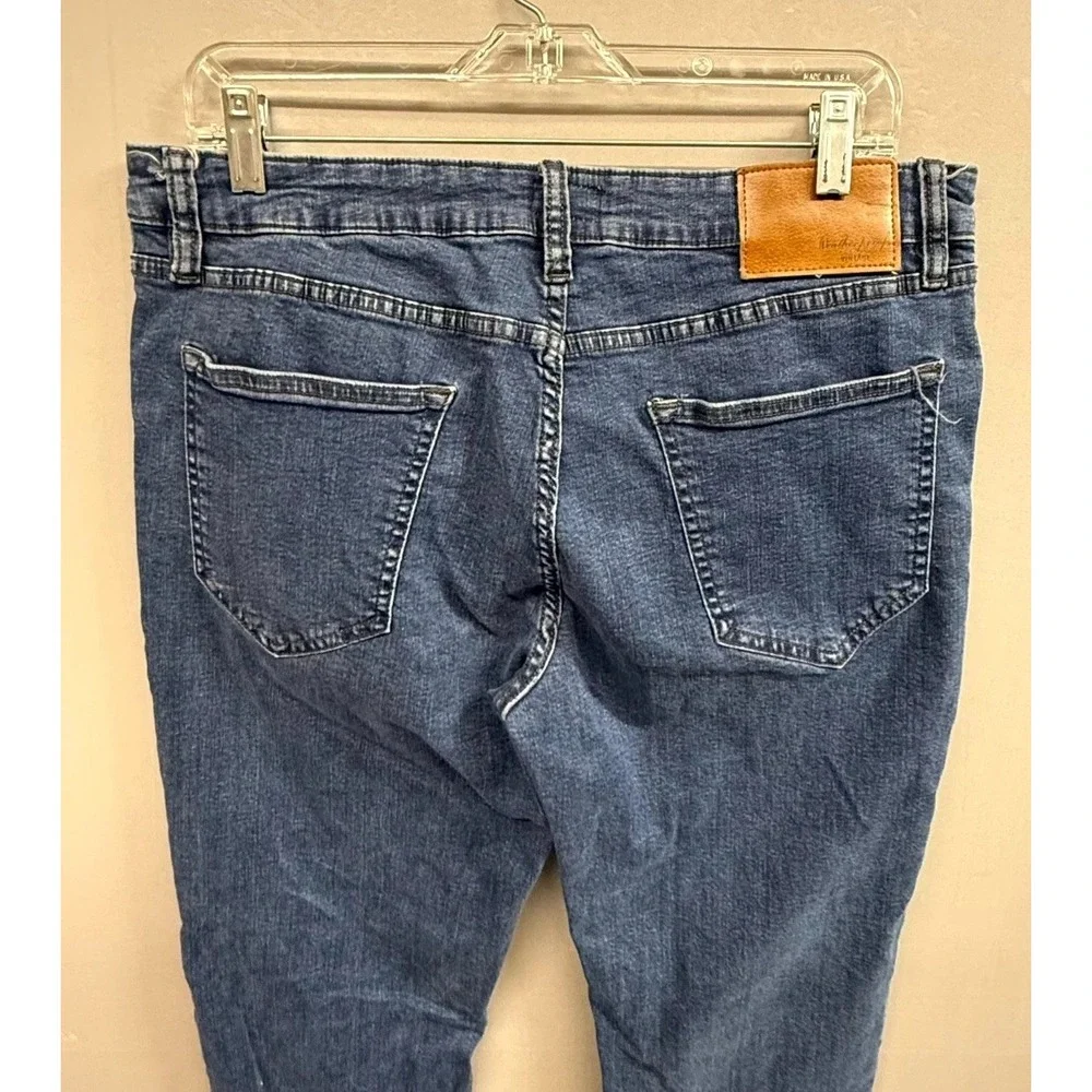 Weatherproof Vintage Jeans Mens 36x32 Blue Denim Stretch Streetwear Straight Fit